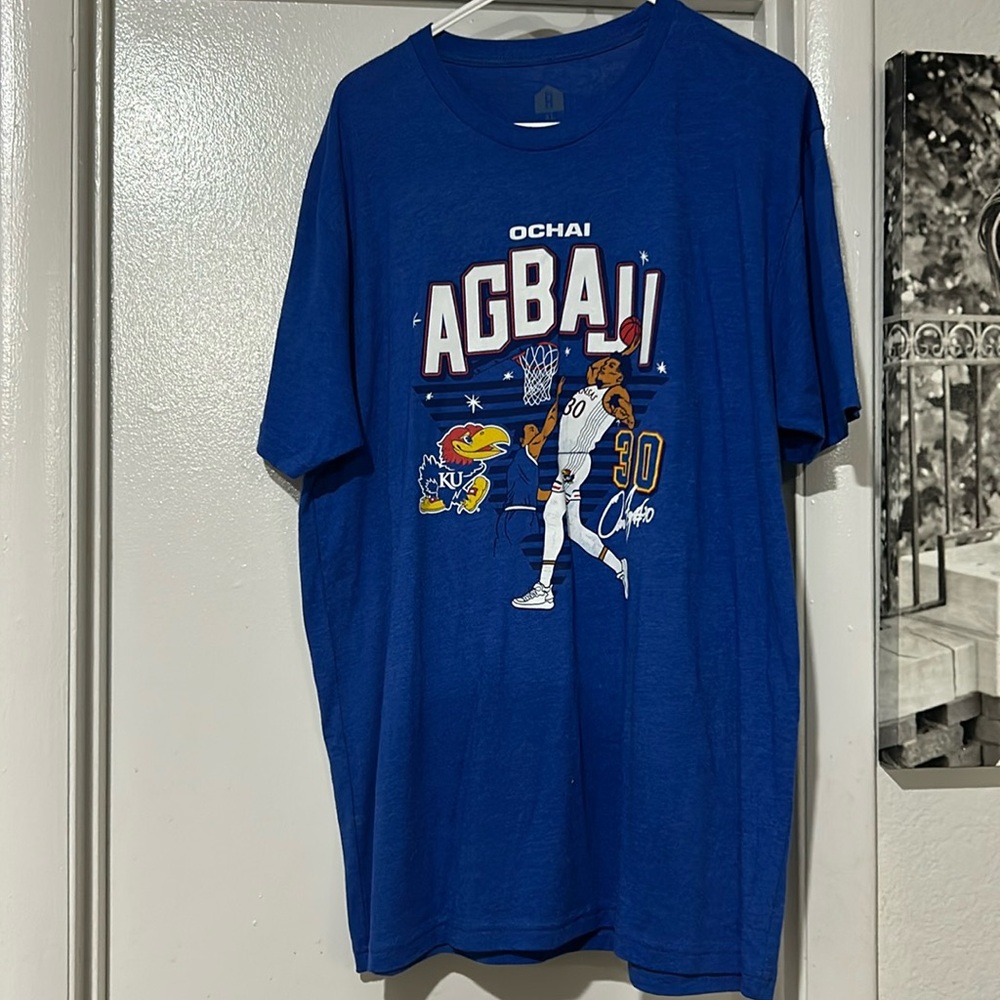 Ochai Agbaji KU Men’s T-shirt